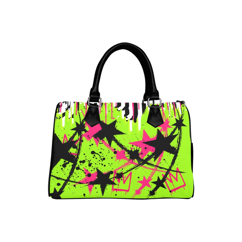 Vauje Neon Rockstar Graffiti Handbag image 1