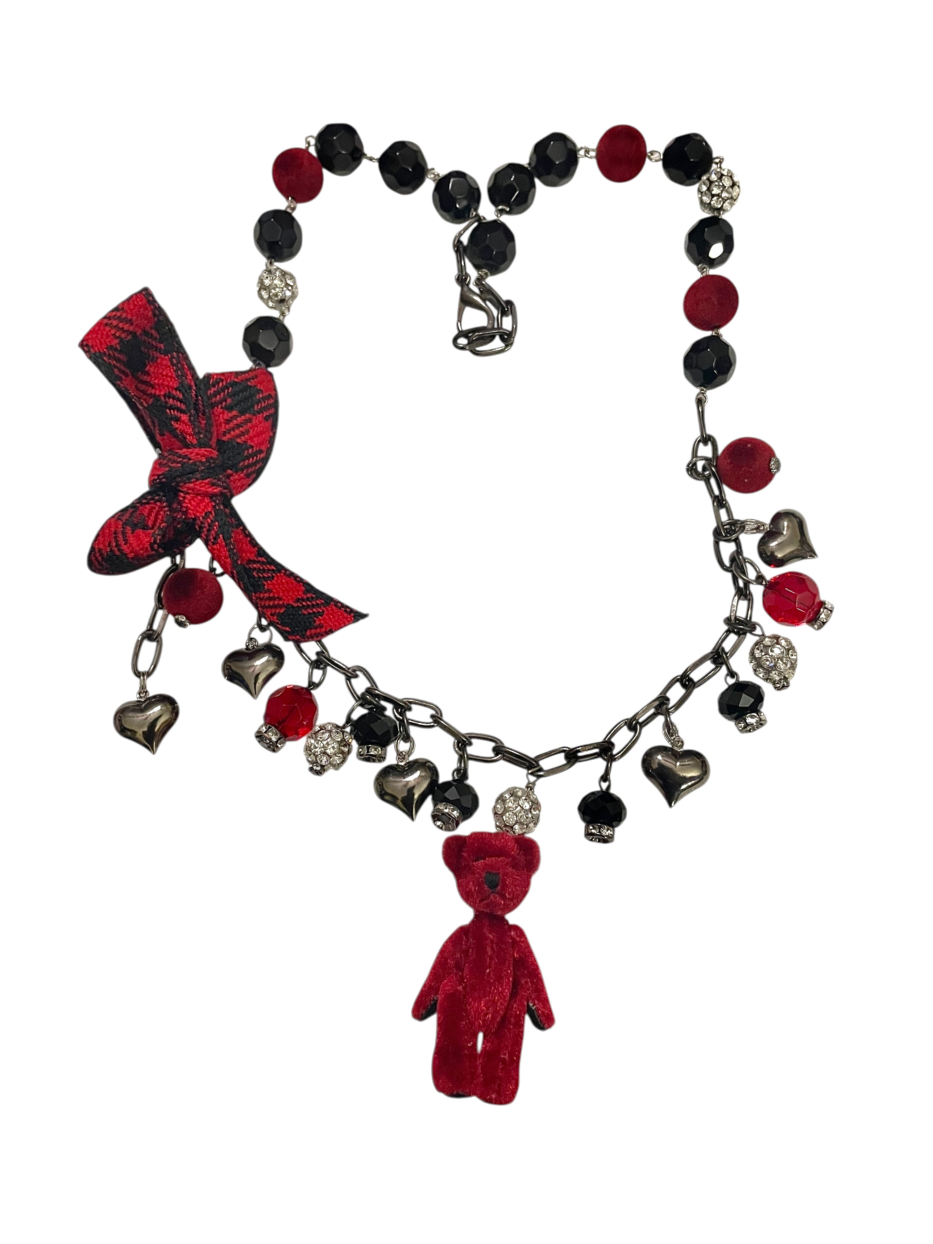 Red Bear Necklace image 0