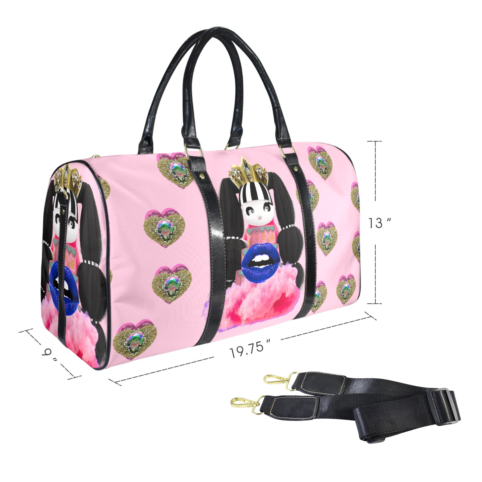 Floating on Cloud 9 Duffle Travel Bag image 2