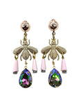 Pink Ice Iridescent Bee Earrings image 0