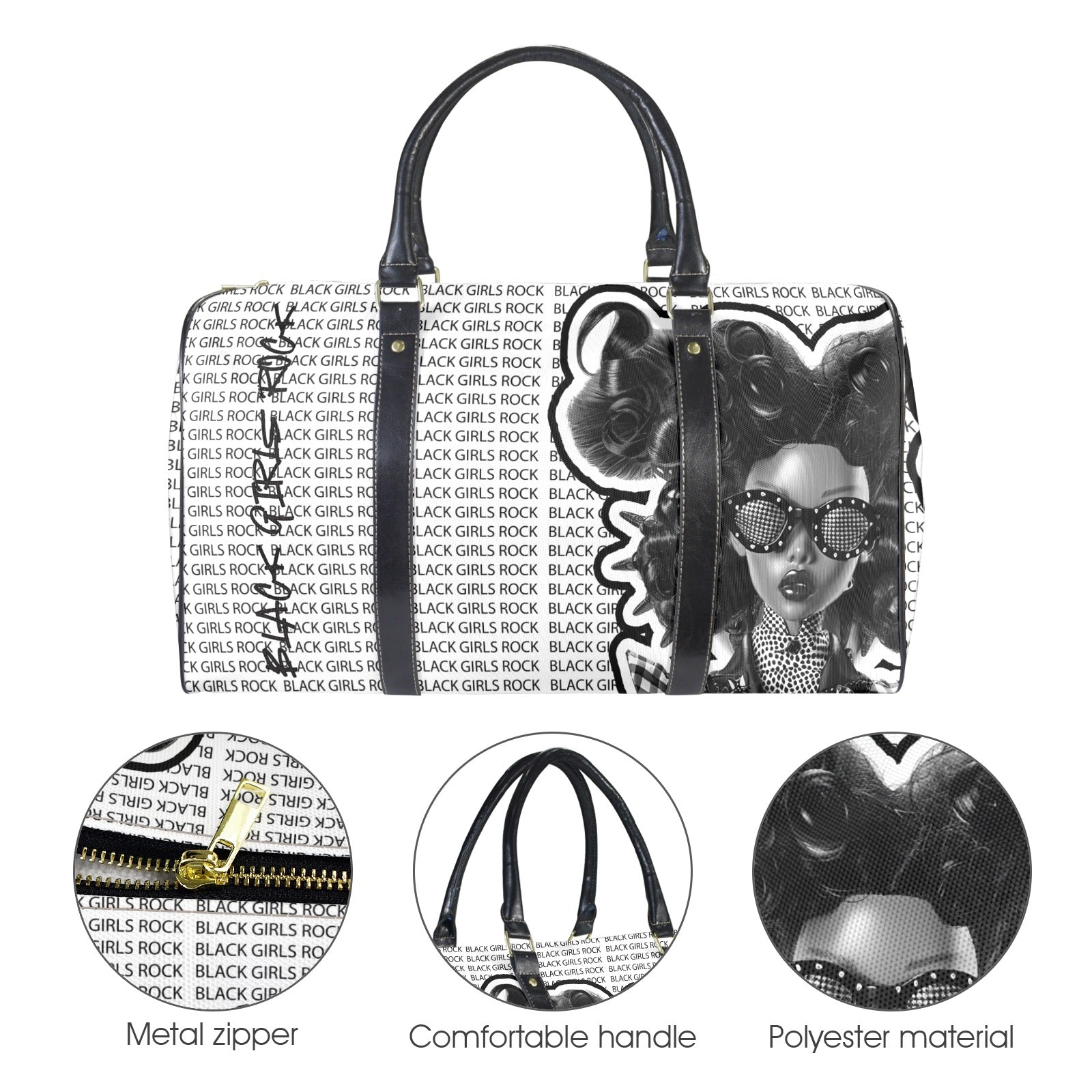 Black Girls Rock Duffle Travel Bag image 1