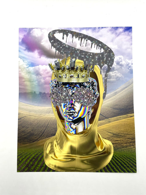 8x10 Art Print Hooded Halo image 0