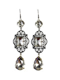Gunmetal Chandelier Earrings image 0