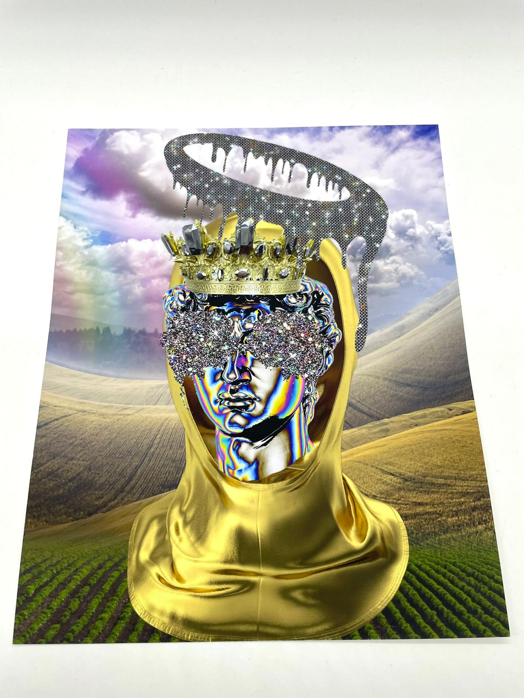 8x10 Art Print Hooded Halo image 1