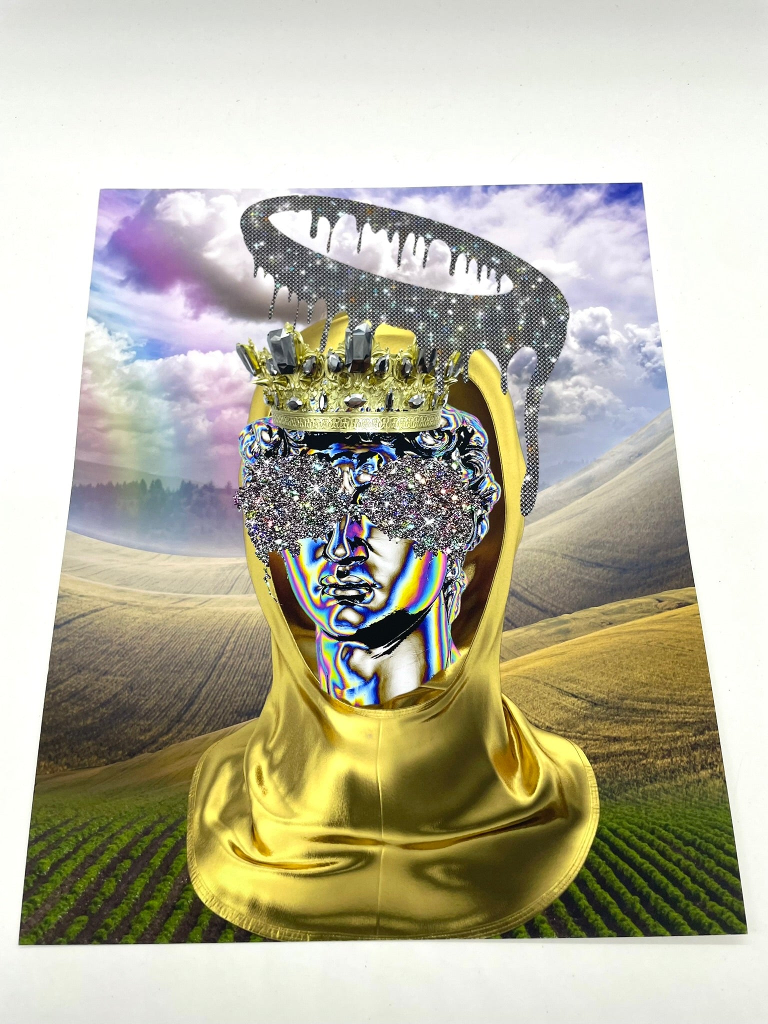 8x10 Art Print Hooded Halo image 1