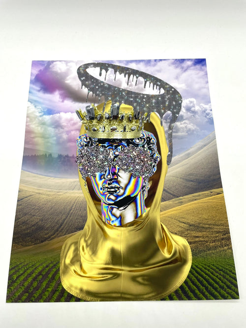 8x10 Art Print Hooded Halo image 1