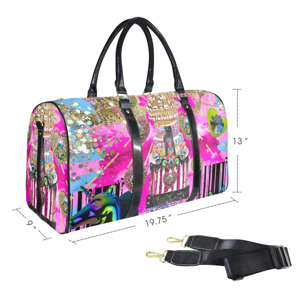 Crowned Cake Duffle Travel Bag image 4