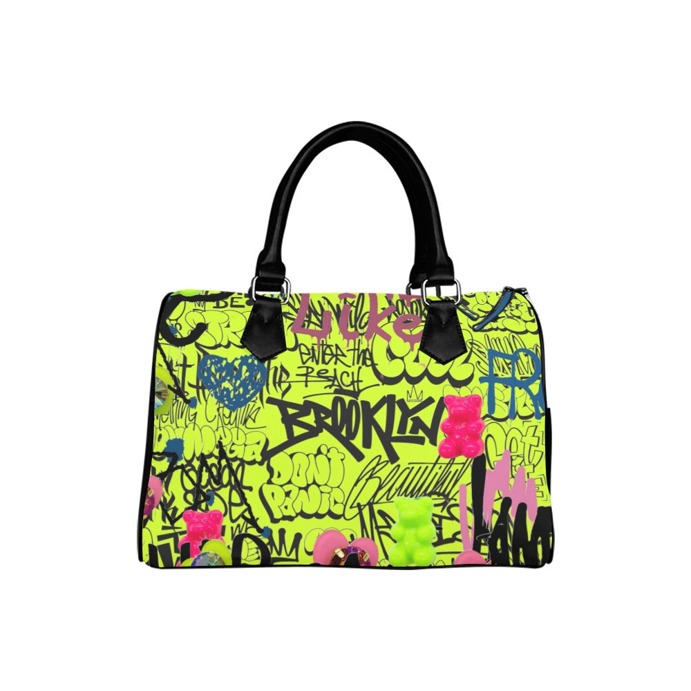 Vauje Neon  Graffiti Girl Handbag image 1