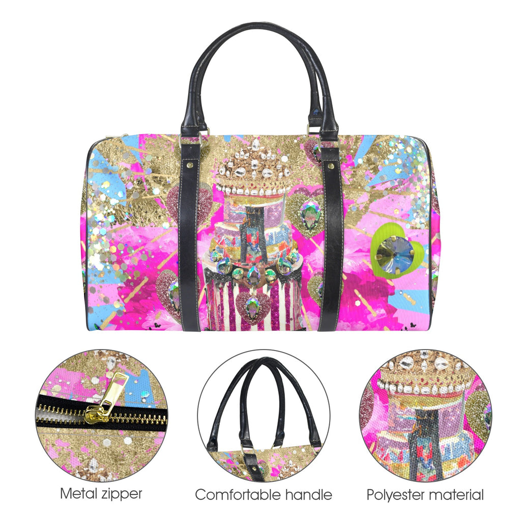 Crowned Cake Duffle Travel Bag image 1