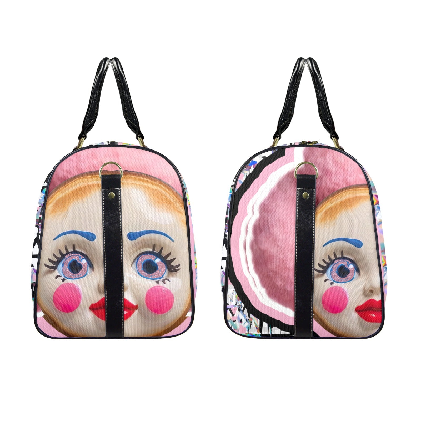 Pancake Poodle Duffle Bag W Decor Tags image 2