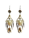Faux Pearl Chandelier Earrings Elegant and edgy image 0