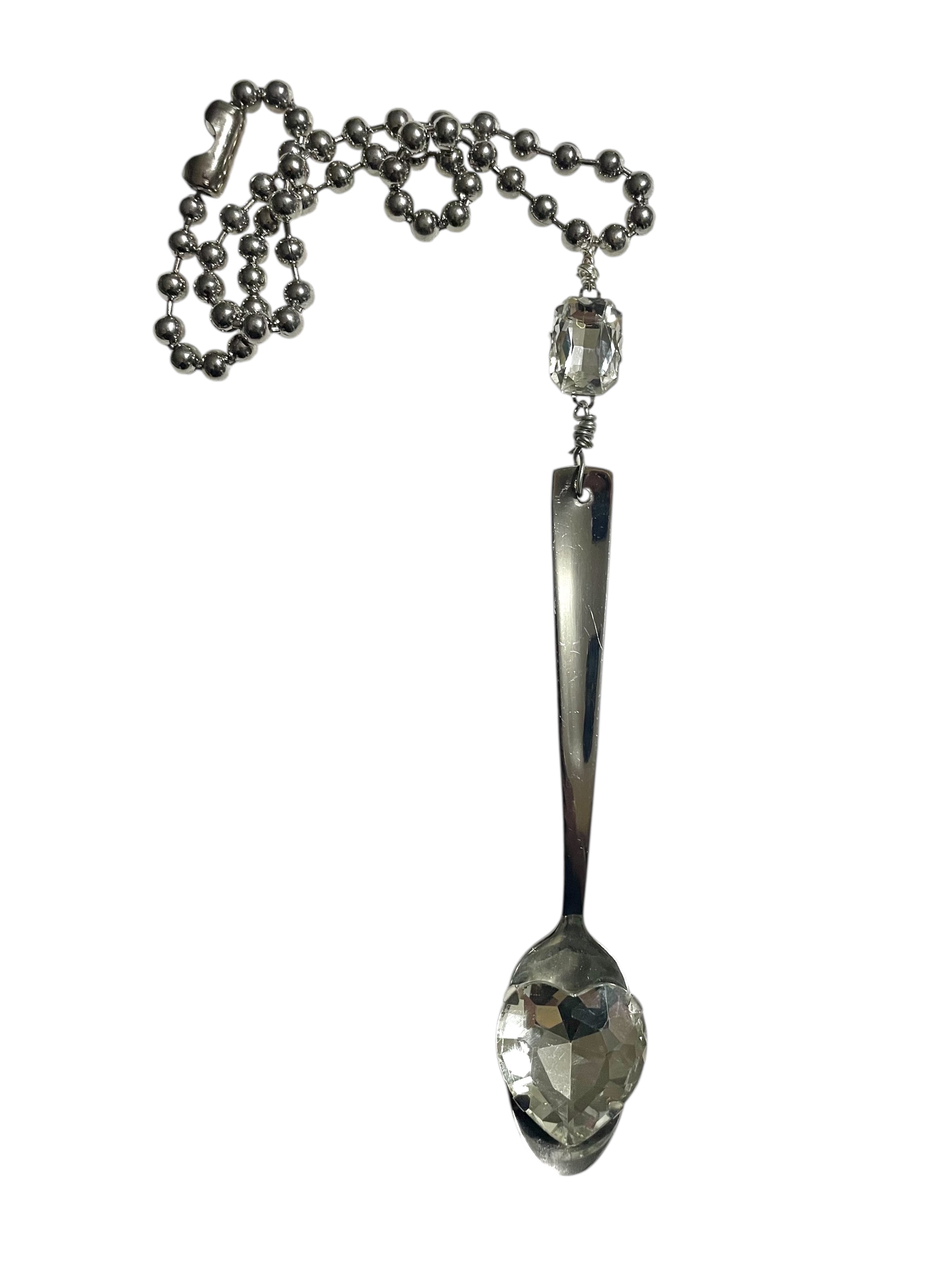 Upcycled Spoon Heart Necklace image 0