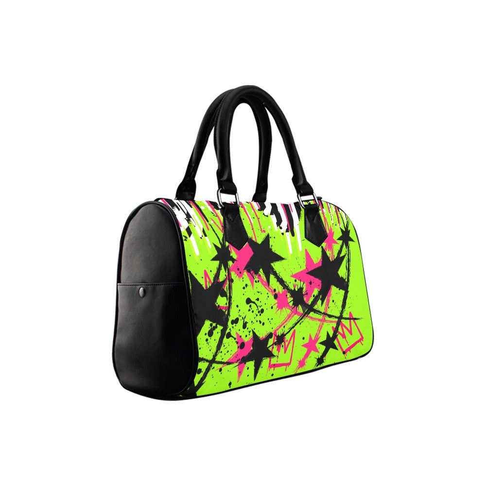 Vauje Neon Rockstar Graffiti Handbag image 3