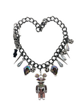 Silver Chrome Bear Necklace image 0