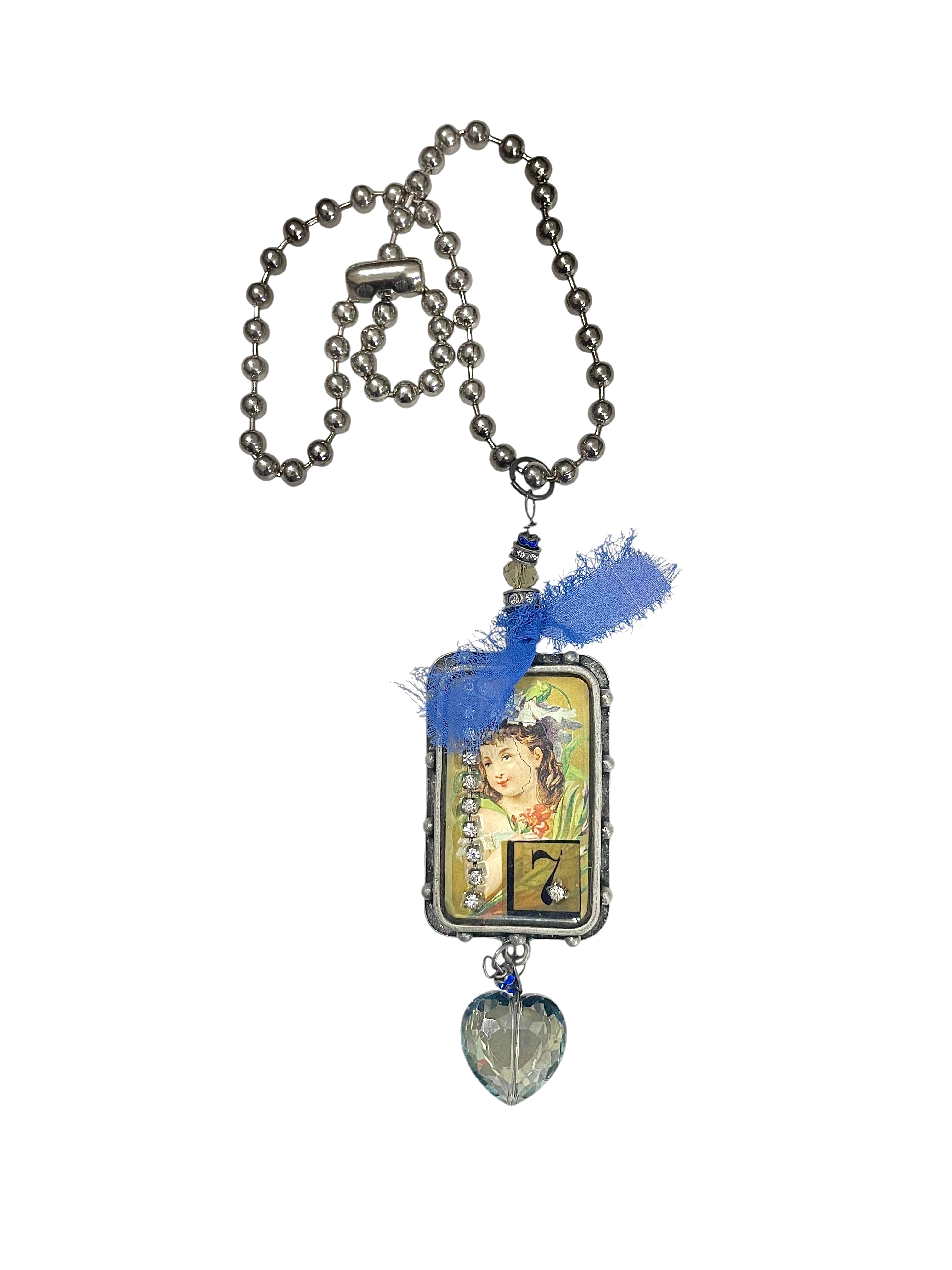 Vintage Look Photo Pendant image 0