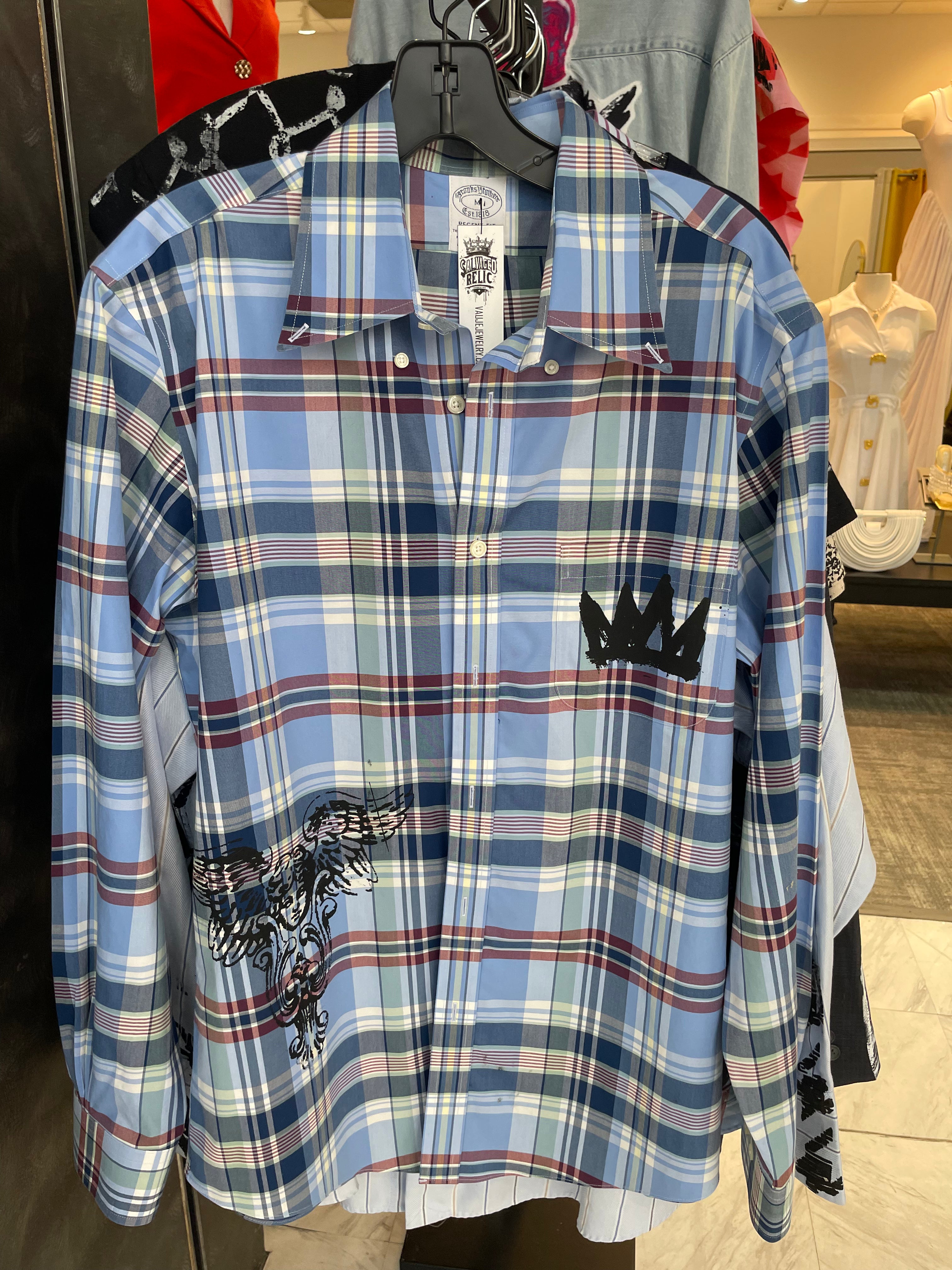 Plaid Spine Shirt