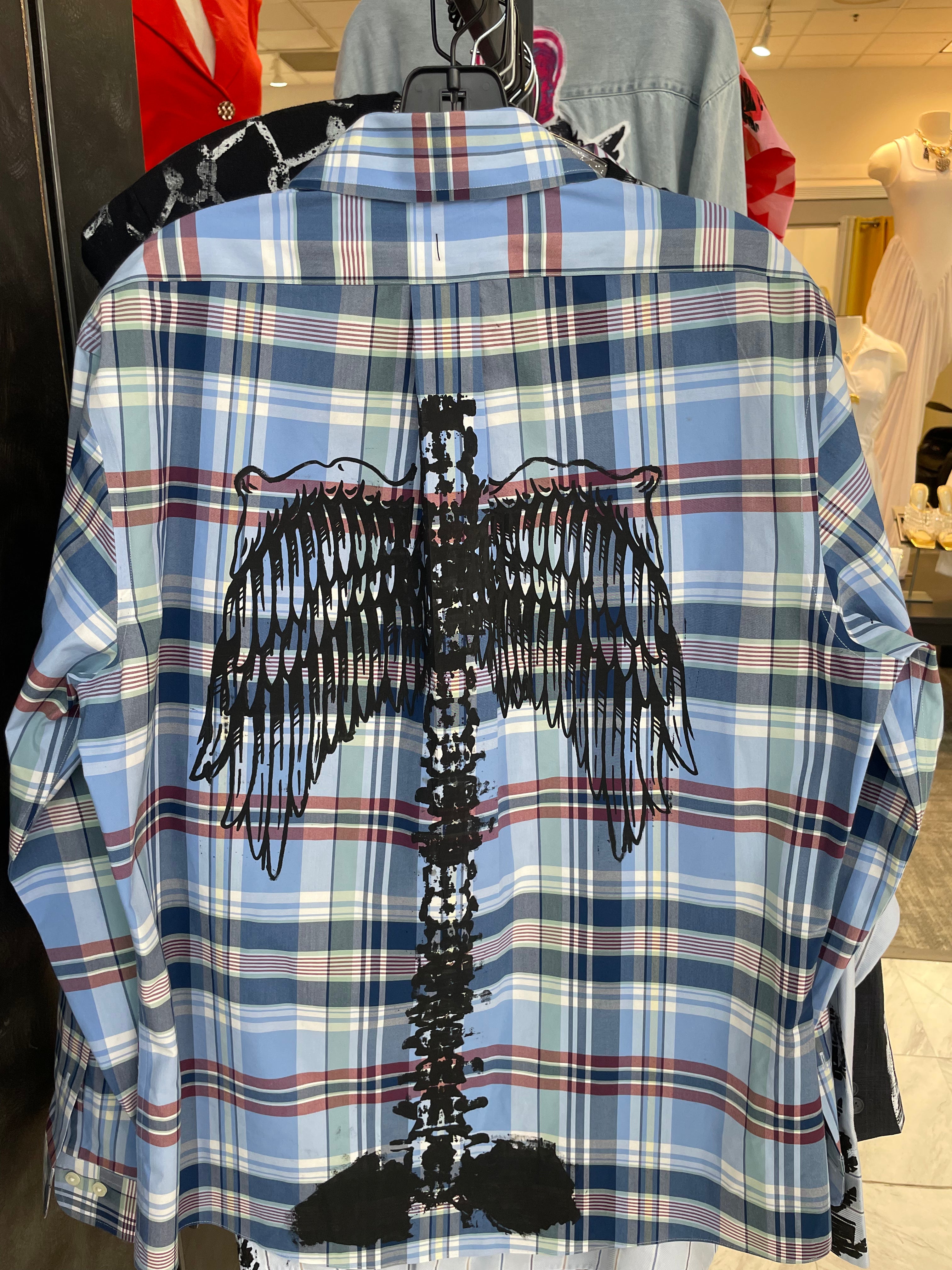 Plaid Spine Shirt
