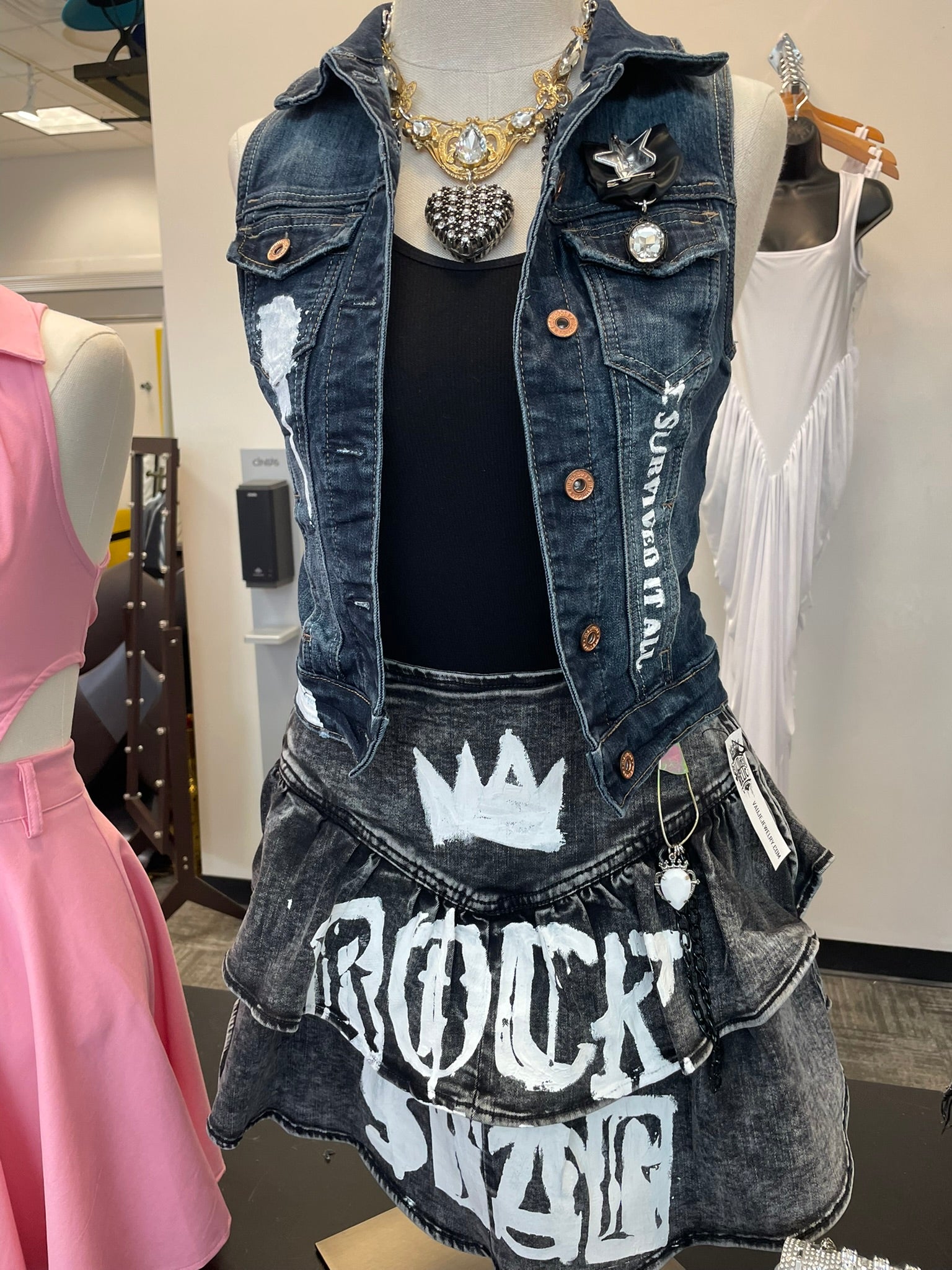 Denim Rock Star Vest