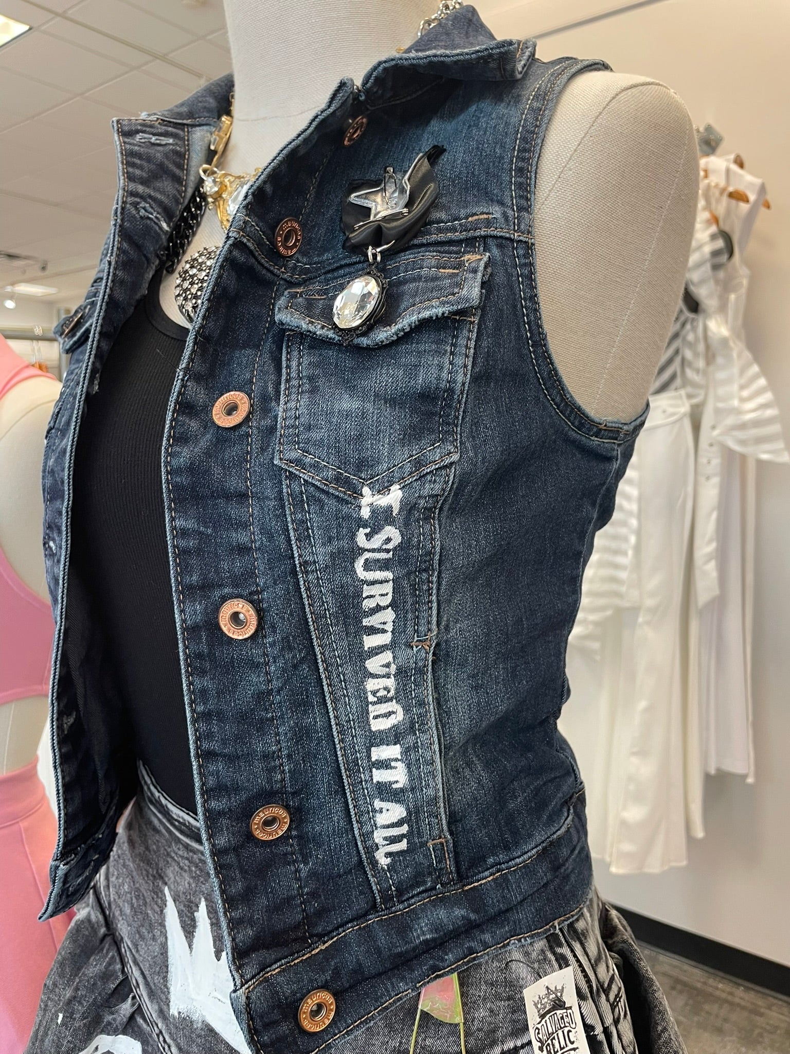 Denim Rock Star Vest
