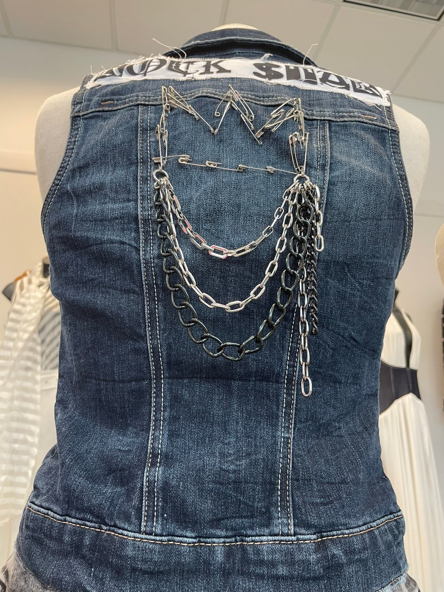 Denim Rock Star Vest