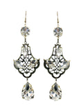 Rhinestone Chandelier Earrings