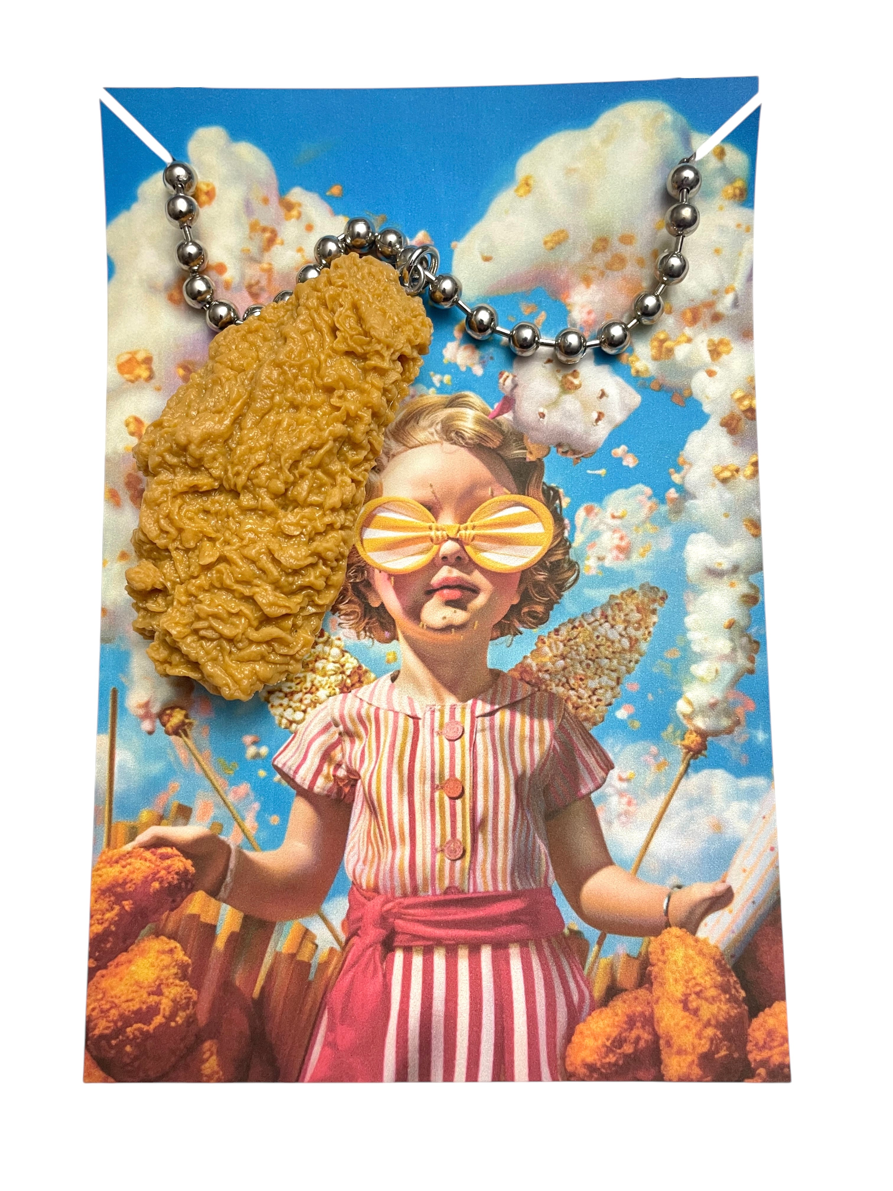 Fried Chicken Wing Necklace image 1