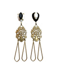 Black and White Opposite Earrings image 0