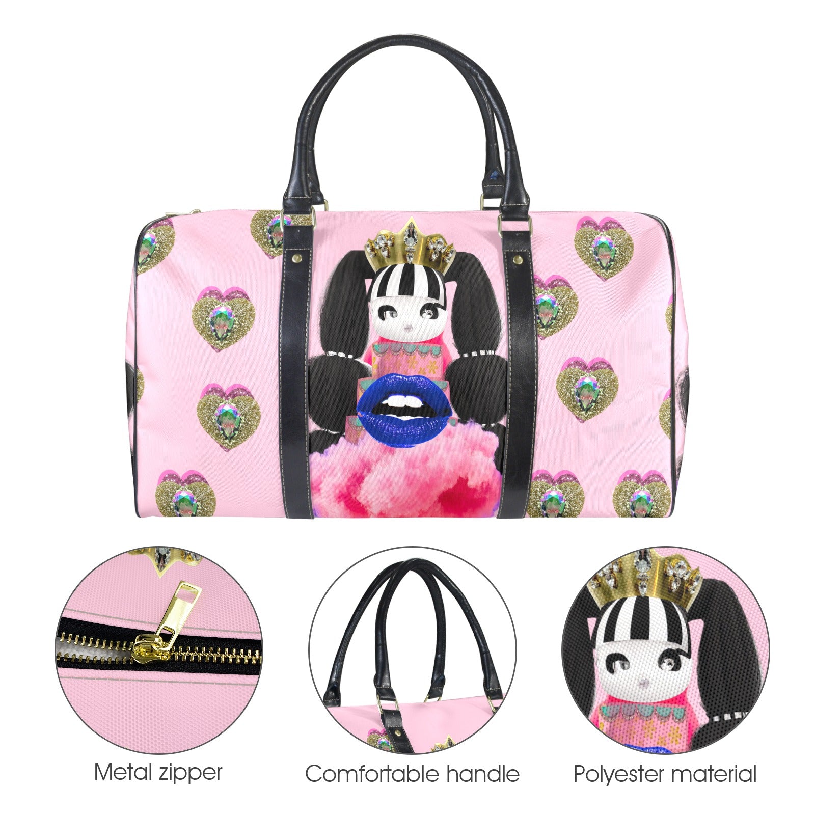 Floating on Cloud 9 Duffle Travel Bag image 3