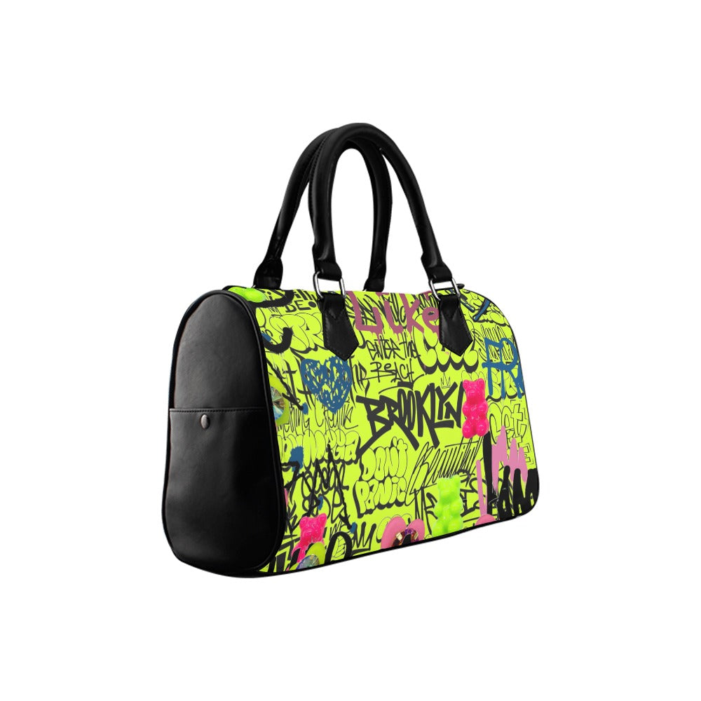 Vauje Neon  Graffiti Girl Handbag image 3
