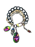 Rainbow Iridescent Chain Bracelet image 0