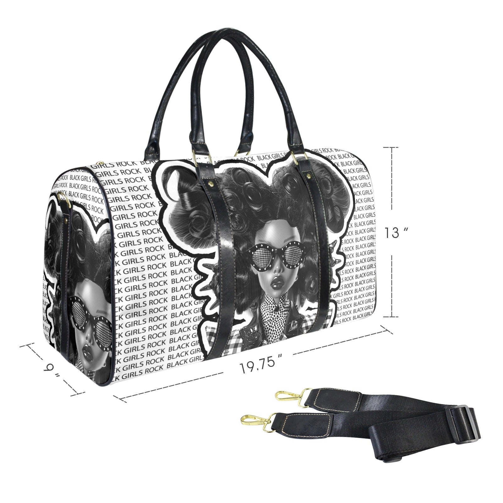 Black Girls Rock Duffle Travel Bag image 3