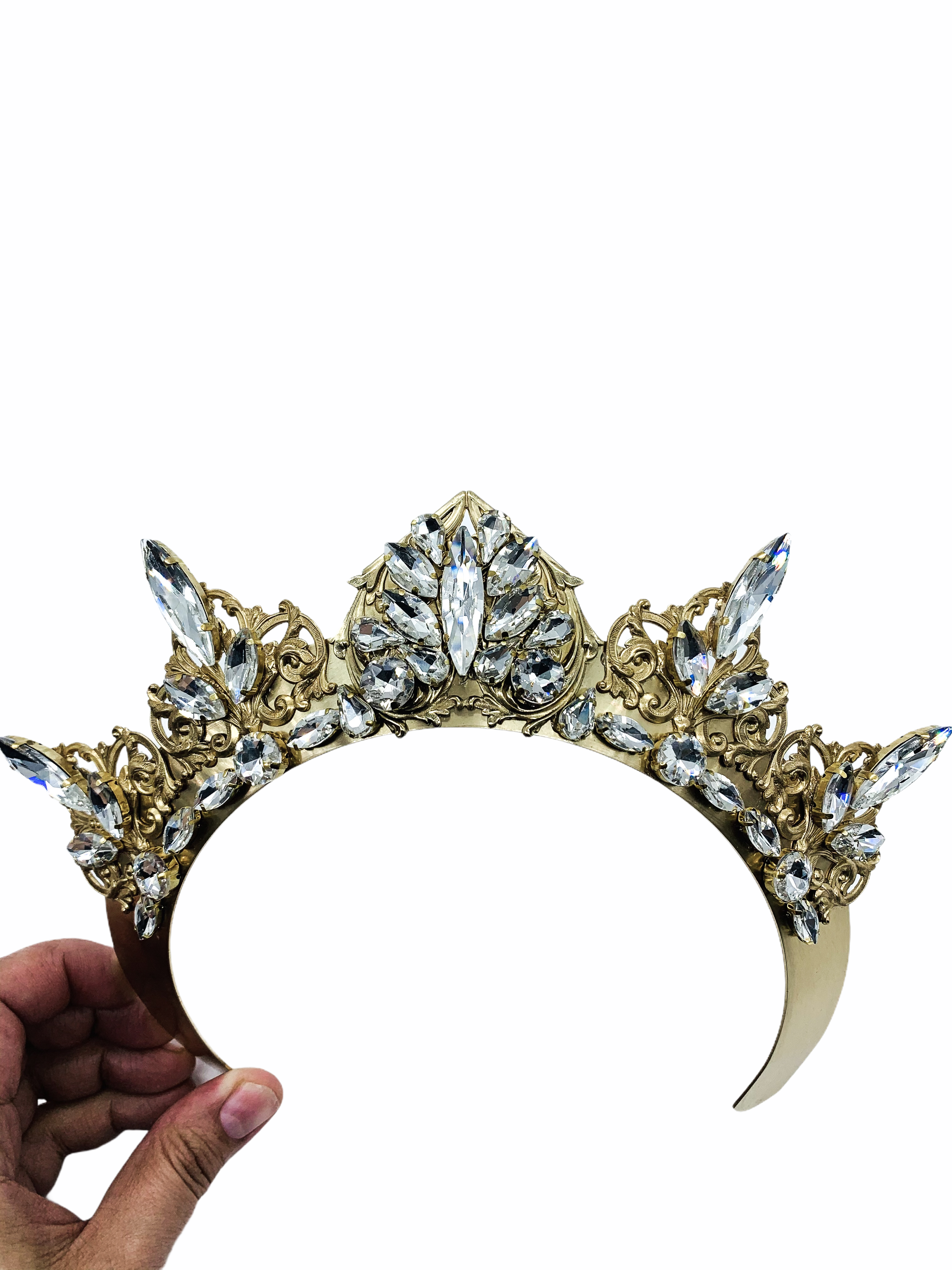 Clear Heart Band Crown image 1