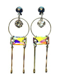 Iridescent Hoop Earrings image 0
