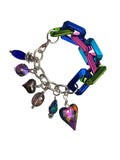 Rainbow Heart Charm Bracelet image 0